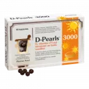 PHARMA NORD D-Pearls 3000 IU kapsulas, 80 gab.