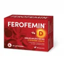 FEROFEMIN ar D vitamīnu kapsulas, 30 gab.