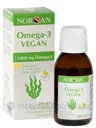 NORSAN OMEGA-3 VEGAN ar citronu garša, 100 ml