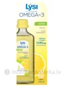 LYSI Fish Oil Omega - 3 Lemon eļļa, 240 ml
