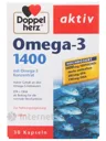 DOPPELHERZ Activ Omega-3 1400 mg tabletes, 30 gab.