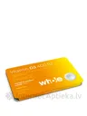 WHOLE Vitamin D3 400 IU pastilas, 15 gab.