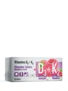 Vitamīni D3+K2, 30 košļājamas tabletes