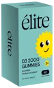ELITE  D3 2000 SV Gummies košļājamās pastilas, 60 gab.