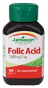 JAMIESON Folic Acid 1 mg tabletes, 100 gab.