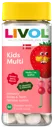 LIVOL Multi Kids (zemeņu) košļājamās tabletes, 60 gab.