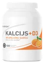 JONAX Kalcijs 500mg + D3 košļājamās tabletes, 100 gab.