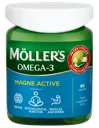 MOLLERS Omega-3 Magne Active kapsulas, 90 gab.