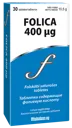 VITABALANS Folica 400 µg tabletes, 30 gab.