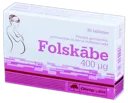 OLIMP LABS Folskābe 400 µg tabletes, 30 gab.