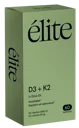 ELITE D3 + K2 kapsulas, 60 gab.