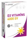 JONAX D3 vitamīns 4000 SV kapsulas, 60 gab.