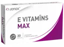 JONAX E Vitamīns Max kapsulas, 30 gab.