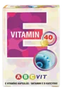 ABC VIT E Vitamin kapsulas, 40 gab.