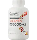 OSTROVIT Vitamin D3 1000 IU + K2 tabletes, 90 gab.