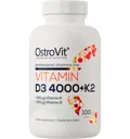 OSTROVIT Vitamin D3 4000 IU + K2 tabletes, 100 gab.