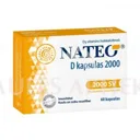 NATEO D 2000 SV kapsulas, 60 gab.