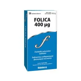 VITABALANS Folica 400 µg tabletes, 30 gab.