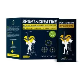 Biofarmacija SPORT & CREATINE pulveris, 28 paciņas