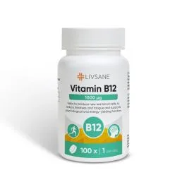 LIVSANE Vitamin B12 1000mcg tabletes N100
