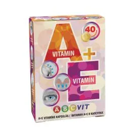 ABC VIT A+E Vitamin kapsulas, 40 gab.