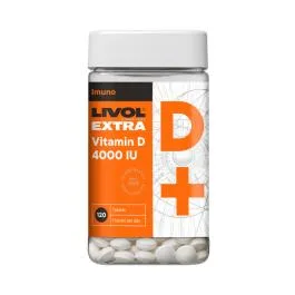 LIVOL Extra Vitamin D 4000IU tabletes, 120 gab.