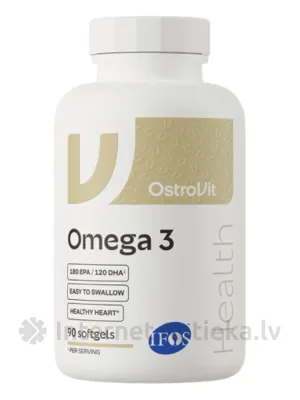OstroVit Omega 3 Easy to Swallow kapsulas, 90 gb.