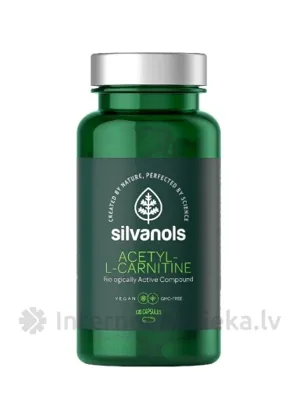 SILVANOLS kapsulas ACETYL-L-CARNITINE, 120 gab.