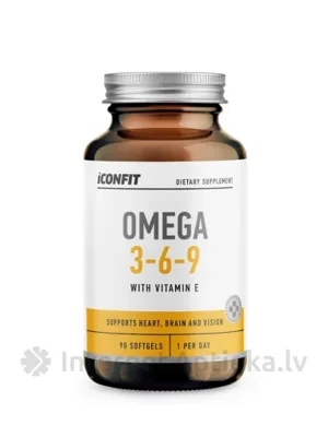 ICONFIT Omega 3-6-9 mīkstās kapsulas, 90 gab.