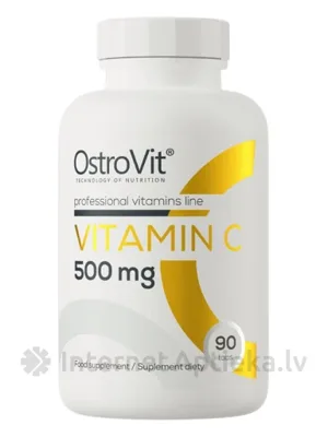 OstroVit Vitamin C 500 mg tabletes, 90 gb.