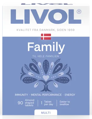 LIVOL Multi Family (Visai ģimenei) tabletes, 90 gab.
