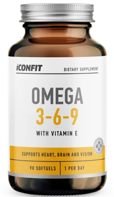 ICONFIT Omega 3-6-9 mīkstās kapsulas, 90 gab.