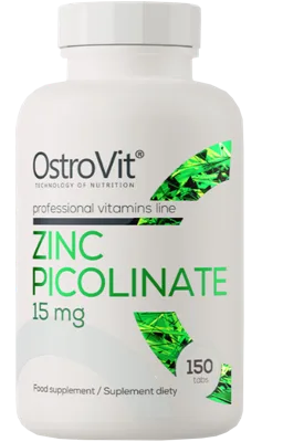 OSTROVIT Zinc Picolinate tabletes, 150 gab.