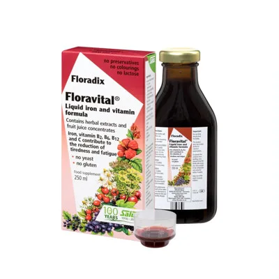 FLORADIX Floravital Dzelzs šķidrums, 250 ml
