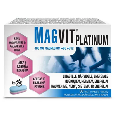 MAGVIT Platinum tabletes, 30 gab.