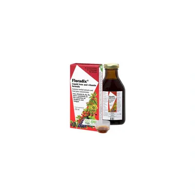 FLORADIX, šķidrā dzelzs formula, 250 ml