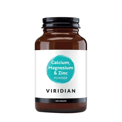 VIRIDIAN CALCIUM MAGNESIUM & ZINC, pulveris, 100 g