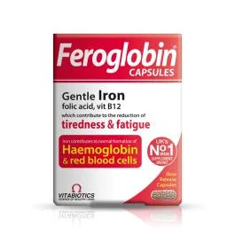 FEROGLOBIN B12 ilgstošas darbības kapsulas, 30 gab.