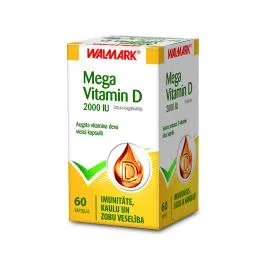 Walmark Mega Vitamīns D3 2000 IU, 60 kapsulas