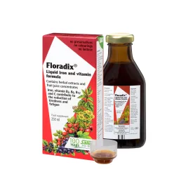 FLORADIX DZELZS šķidrums, 250 ml