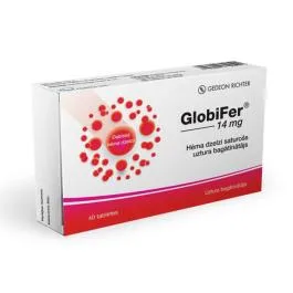 GLOBIFER 14 mg, tabletes, 40 gab.