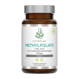 CYTOPLAN Methylfolate Folijskābe 400mcg kapsulas N60