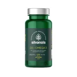 SILVANOLS D3 + Omega 3 kapsulas N60