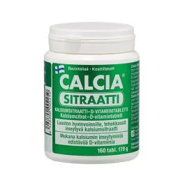 CALCIA SITRAATTI tabletes, 160 gab.