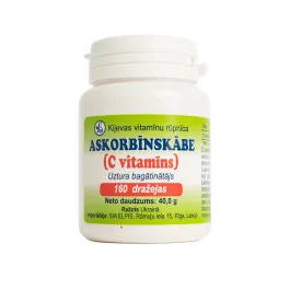 Askorbīnskābe dražejas 40 g N160
