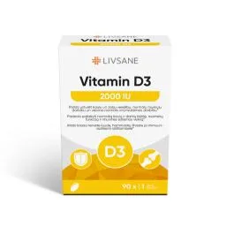 LIVSANE D3 2000 SV kapsulas N90