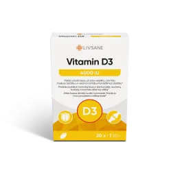 LIVSANE D3 4000 kapsulas N30
