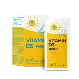 Biofarmacija Vitamīns D3, pulveris, 20 paciņas
