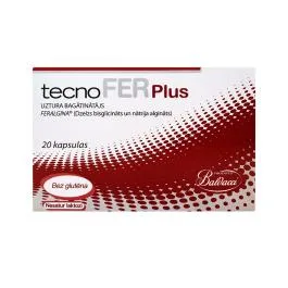 TECNOFER PLUS kapsulas, 20 gab.