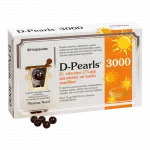 PHARMA NORD D-Pearls 3000 IU kapsulas, 80 gab.